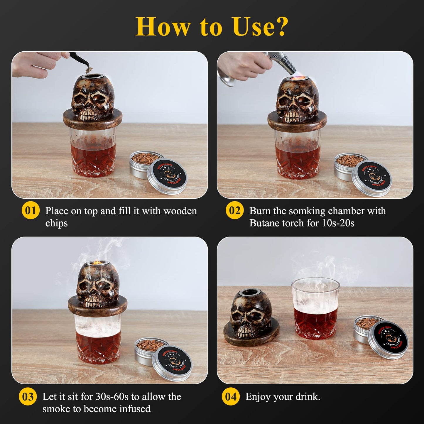 Premium Cocktail Smoker Kit